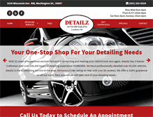 Tablet Screenshot of detailzfineautocleaning.com